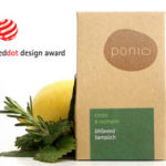 REDDOT Design Award za obaly kozmetiky PONIO