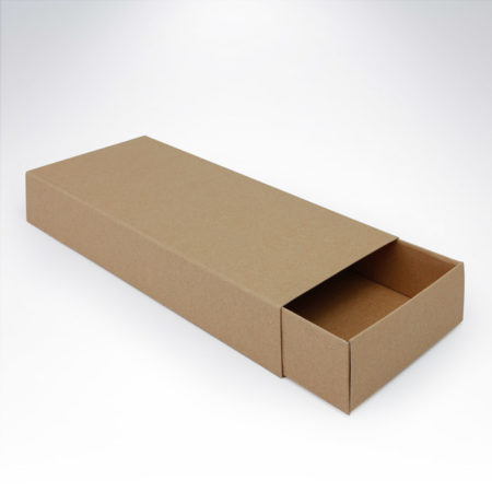 Malá krabička biela 260x115x40 hneda