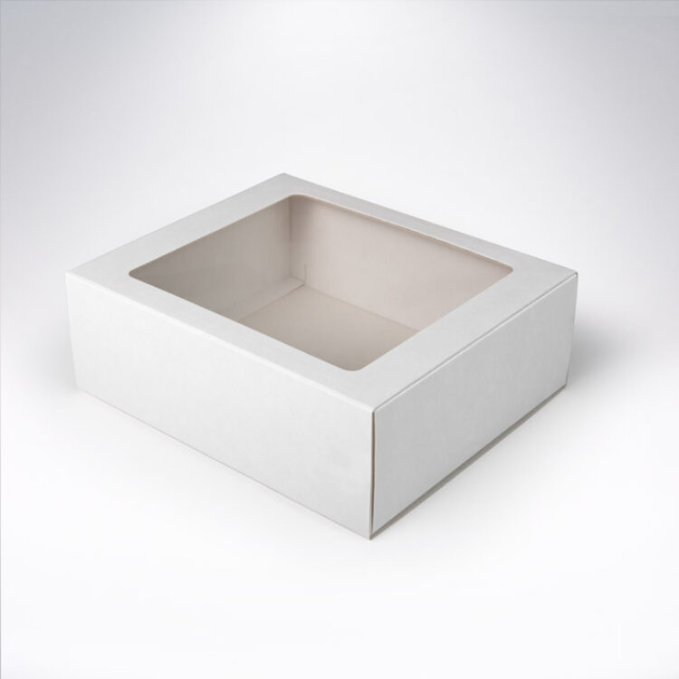 Krabička s okienkom 161x135x55 biela
