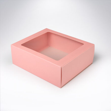 Krabička s okienkom 161x135x55 Pastel Pink
