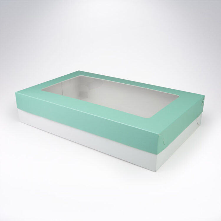 Krabička s okienkom 370x230x75 Pastel Mint